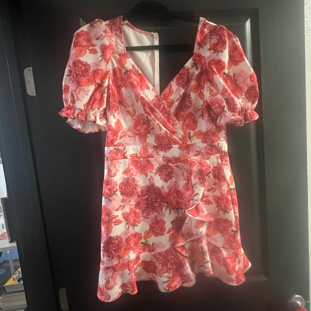 Floral Wrap dress